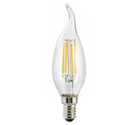 Ampoule filam. LED, E14, 470lm remp. 40W, bgie cp vt, transp., blc chd