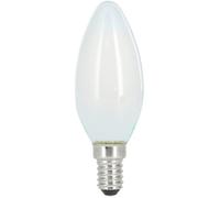Ampoule Filament Led, E14, 250lm Remp. 25w, Amp. Bougie, Mate, Blc Chd