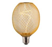Ampoule filament LED, E27, maille, ambre, trsp., blc trs chd, régl.