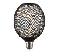 Ampoule filament LED - Edison - Culot E27 - Verre fumé - Intensité variable
