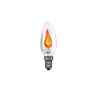 Ampoule Flamme Scintillante 3W culot E14 claire