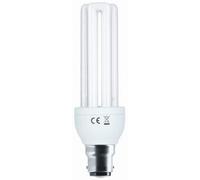 Ampoule fluocompacte stick General Electric 20W B22 - Blanc chaud - 1200 lumens - 2700K