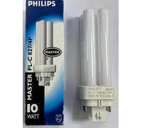 Ampoule Fluorescente Basse Consommation Philips 10W G24D-1, 2 Broches, 4000K [EEK: B]
