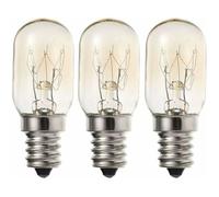 Ampoule Frigo E14 15W Incandescence, Blanc Chaud 2700K 220V, Congélateur Machine à Coudre (Lot de 3)