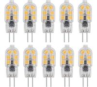 Ampoule G4 LED 2W, Blanc Chaud 3000K Equivalent 20W Halogène Lampe 200LM, AC 220-240V Ampoule LED Ampoule à intensité non variable, Ampoule Economie d'énergie pour l'éclairage de la Maison, Lot de 10