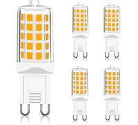 Ampoule G9 LED Blanc Chaud Dimmable, 2700K 230V 4W de Remplacement 40W G9 Halogène, T4 LED 450lm Blanc Chaud pour Eclairage de Décor Intérieure et Extérieure, Economie D'énergie à Intensité Variable