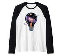 Ampoule Galaxie Idée Espace Univers Créativité Concept Manche Raglan