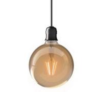 Ampoule globe G125 Xalite culot E27 Vintage filament 3.8 W 30 W blanc G
