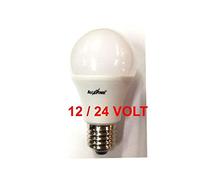 Ampoule goutte à LED, 12 - 24 V, E27, 10 W, lumière blanc chaud 3000 K, 890 Lm, angle 270 °