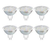 Ampoule GU5.3lED 12V 3W Blanc Neutre 4000K 300LM,Ø50mm MR16,120 Degrés,Équivalent GU5.3 20W Halogen,AC/DC 12V Spot LED GU5.3 pour
