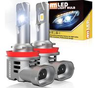 Ampoule H11 Led, 90w 18000lm Csp 6000k Blanc Ampoule Led H11 H8 H9 Pour Phare De Dc 12v 24v Voiture Et Moto, 1:1 Mini Remplacement Des Lampes Halogènes Et Xénon, Anti Erreur, 2 Ampoules