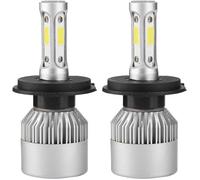 Ampoule H4 LED blanc ampoule VO ITU rep hare anti-biore ill AR D ampoule Fe U type 12-24V 2PC