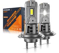 Ampoule H7 Led Avec Ventilateur Silencieux, 26000lm 110w 600% Lm 6500k Blanche Phares Led H7 Voiture,Remplacement Halogène,Dc12v, 2ampoules