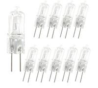Ampoule halogène 20W G4 12V basse puissance Dimmable Ampoules JC à économie d’énergie pour MR11 Luminaires d’armoire Éclairage paysager (20W / 10PCS)