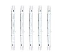 Ampoule halogène à intensité variable et longue durée de vie, blanc chaud, pour luminaires à culot R7S, projecteur halogène double culot à