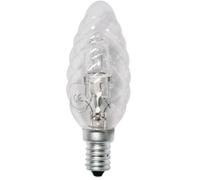 Ampoule Halogène Flamme torsadée 28W E14 204Lm