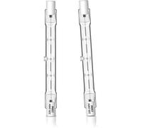 AMPOULE HALOGENE - Fleuve - Ampoules halogènes R7S 118mm 230W 230V 2700K 4650lm blanc chaud dimmables, lot de 2