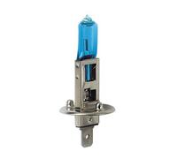 Ampoule Halogène H1 55W 12V Douille P14,5s Bleu-Xe Lumière Blanche Homologuée