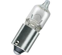 Ampoule-lampe 12v 6w norme h6w culot bax9s temoin halogene ergots decales blanc (feu de position) (vendu a l'unite) -osram- n/a