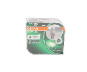 Ampoule halogène OSRAM H1 Ultra Life 12V/55W, 2 pièce
