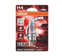 Ampoule halogène OSRAM H4 Night Breaker Laser 12V, 60/55W, 1 pièce