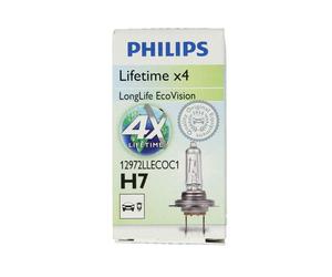 Ampoule halogène PHILIPS H7 LongLife EcoVision 12V, 55W, 1 pièce