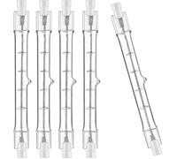 Ampoule Halogène R7S 118mm 150W 230V Dimmable - - Pour Éclairage Spot Bâtiment, Salon et Extérieur - Lot de 5 - Classe G