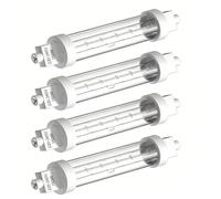 Ampoule Halogene R7s 118mm, 150W Dimmable Ampoules Halogènes, Lampe Chauffante pour Aliments, Blanc Chaud 2300K, AC220-240V Ampoule Chauffante pour Buffets, Cantines, Cuisines, écoles, lot de 4 pièces