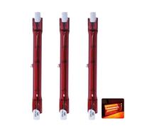 Ampoule Halogène R7S 118mm 300W Dimmable, Ampoule Halogène de Type J 118mm, Équivalent Ampoule LED R7S 30W, 300LM, Ampoule R7S Linéaire Double Extrémité, Ampoule Chauffage Infrarouge, 3 Paquets