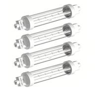 Ampoule Halogene R7s 118mm, 300W Dimmable Ampoules Halogènes, Lampe Chauffante pour Aliments, Blanc Chaud 2300K, AC220-240V Ampoule Chauffante pour Buffets, Cantines, Cuisines, écoles, lot de 4 pièces