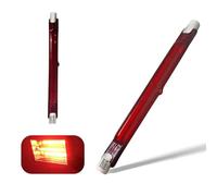 Ampoule Halogène R7s 118mm Dimmable, Infrarouge 200W, Tubes Chauffage Quartz 200Lm, Lumière Linéaire Économie D'énergie, Type J, 2 Paquets