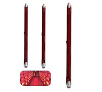 Ampoule Halogène R7s 254mm 1000W Dimmable Économie D'énergie Linéaire Lumière 1000Lm, R7s Ampoule Halogène Infrarouge Double Extrémité, 220V Tubes Chauffage Quartz, Sans Scintillement, CRI> 80, 3 Pcs