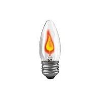 Ampoule Incandescente Flamme Scintillante - E14 - 3w - H 95mm - Dimmable
