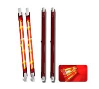 Ampoule Infrarouge 1500W Dimmable, Ampoule Chauffante Infrarouge R7s 1500W 254mm, 240V Lampe Halogène Chauffage Quartz 1500LM, Tubes Rubis de Patio pour Chauffage Heatmaster U3, 10mm Ø, Paquet de 4