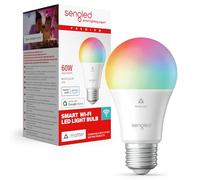 Ampoule intelligente LED Sengled (E27), compatible Matter et Alexa, multicolore, équivalent 60 W, 800 lm, appairage instantané, plateforme compatible Matter requise, 2,4 GHz, Wi-Fi, 1 paquet