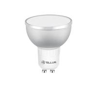 Ampoule intelligente Tellur WiFi LED GU10, 5W, blanc/chaud/RGB, variateur d'intensité