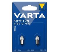 Ampoule Krypton culot lisse 4,8V - VARTA - 2-48080TO