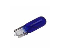 Ampoule-lampe 12v 1 2w norme w1 2w culot w2x4 6d wedge standard bleu (compteur) (boite de 10) -p2r-