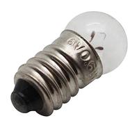 AMPOULE-LAMPE 6V 0,6W E10 G14 P2R BLANC (LAMPE VELO FEU ARRIERE) (BOITE DE 10)