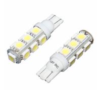 Ampoule-lampe a led 12v 10w culot w2,1x9,5d wedge blanc smd (clignotant) (la pai