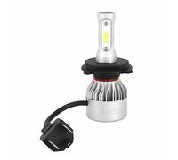 Ampoule-lampe a led h4 12v culot p43t 8000 lumens 6500k avec ventilateur de refoidissement alu (code-phare) (vendu par 2)