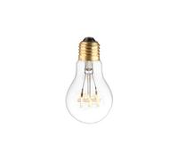 Ampoule lampe déco a60mh led filament spirale 3w soft verre clair - multicolore