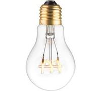 Ampoule lampe déco a60mh led filament spirale 3w soft verre clair - multicolore Multicolore G