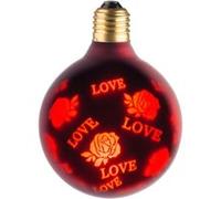 Ampoule lampe déco love g95 e27 - rouge Rouge G