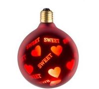 Ampoule lampe déco rouge sweet g125 e27 - rouge Rouge G