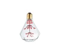 Ampoule lampe décorative rouge diamant e27 - rouge