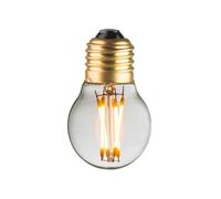 Ampoule Lampe G45 E27 LED Filaments droits 4W classique verre clair