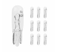 Ampoule-lampe standard 6v 1,2w culot w2x4,6d bulb t5 wedge blanc (compteur et clignotant) (boite de 10) (lampe pour scooter peugeot)