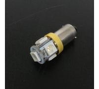 Ampoule Led 12v Orange Culot Ba9s 90 Lumens Rms Pour Moto Auto Scooter Neuf