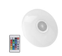 Ampoule LED 30W E27 RVB, avec Lampe de Télécommande, Lecteur de Musique Parlant Bluetooth Lumière LED RVB pour Chambres à Coucher, Salles à Manger, Allées, Bars, KTV, Magasins, Salon de Thé, Etc.